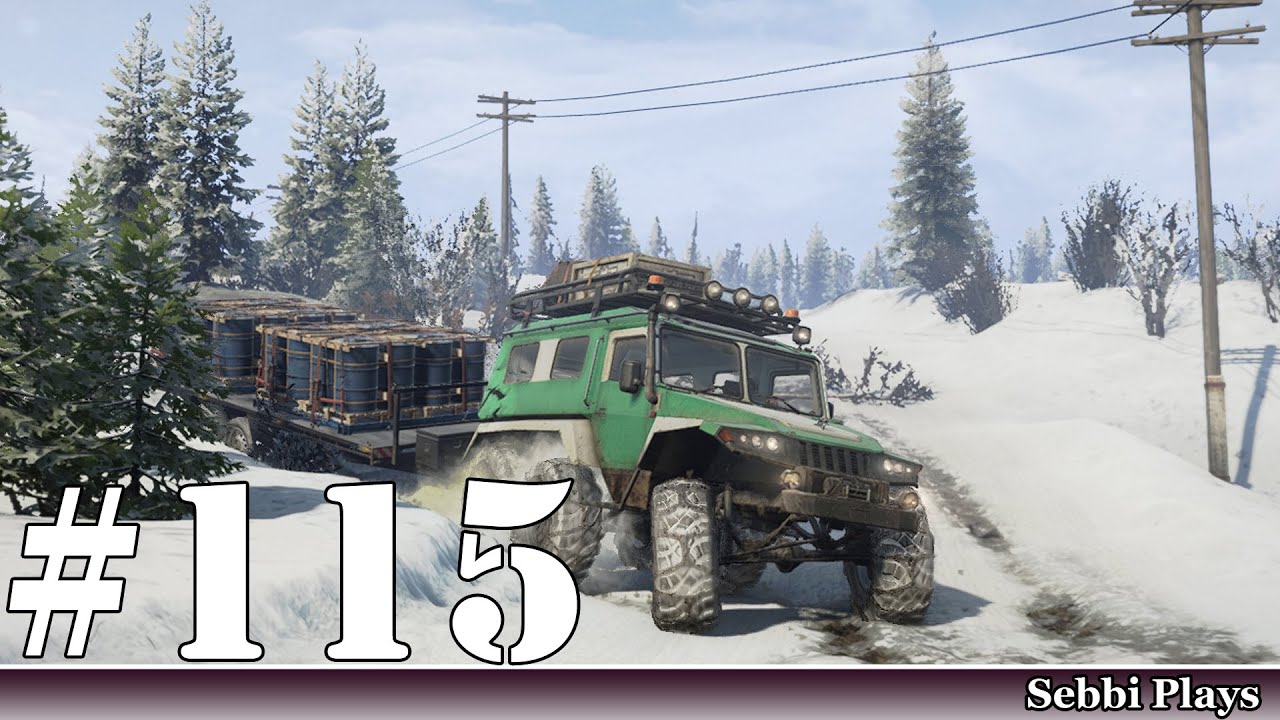 SnowRunner 115 The Quest to open the Garage begins! YouTube