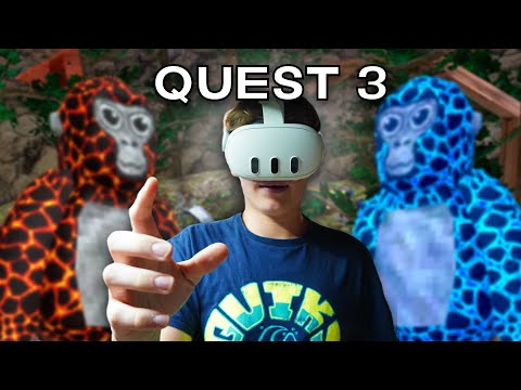 I Played Gorilla Tag On The QUEST 3...