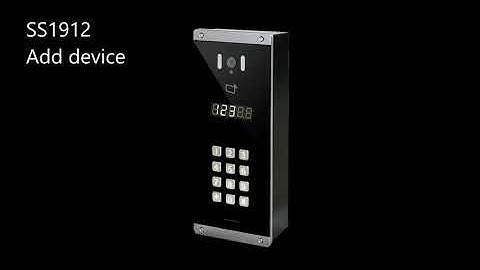SS1912 Add new device