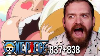 THERE'S NO WAY ODA DID THIS?!? | One Piece Ep 837+838 Reaction & Review | Whole Cake Arc!