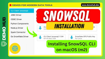 Mastering Snowflake SnowSQL CLI on macOS: Installation, Configuration & Querying #2023 | Demohub.dev