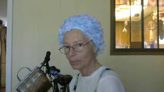 Retro Flowered Swim Cap