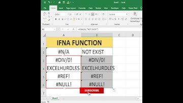 How to Use IFNA Function in Excel | Excel Shorts | #shorts #Excelhurdles
