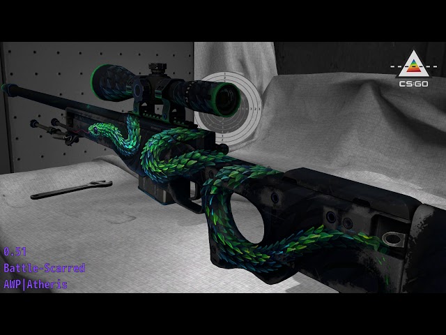 CSGO: AWP Atheris MW gameplay! 