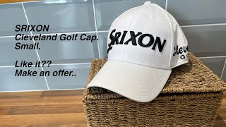 SRIXON White Golf Cap - Small - VGC