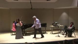 2016 Pinchas Zukerman violin masterclass | Classe de maître avec Pinchas Zukerman 2016