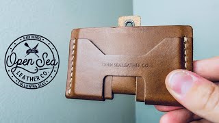 The NEW Open Sea Leather MK-1 Wallet Review! Best Minimalist Leather Wallet 2024!