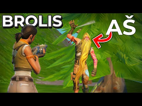 Brolis padaro Fortnite 100% juokingesniu.