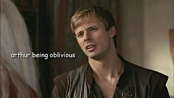 arthur being oblivious to merlin's magic