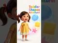 Fun Shape Learning Adventure with Lilly | Preschool Kids #shorts