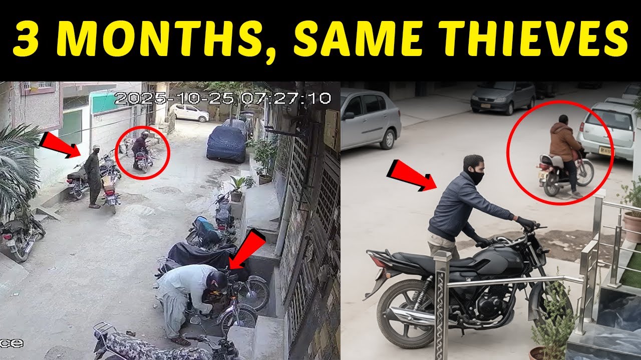 Karachi’s Most Wanted Bike Thieves? Suzuki 150 Stolen in FB Area (CCTV Footage)