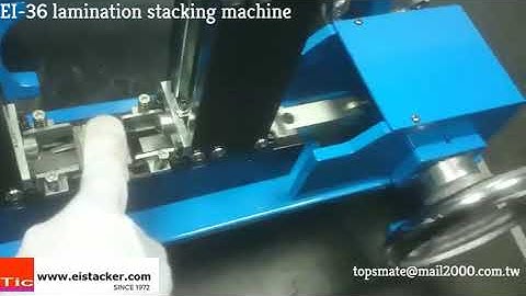 EI core stacking machine