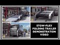 Motorhome Trailer - Stow Flexx Folding Car Trailer Demonstration