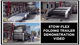 Motorhome Trailer - Stow Flexx Folding Car Trailer Demonstration Motorhome Trailer - Stow Flexx Folding Car Trailer Demonstration