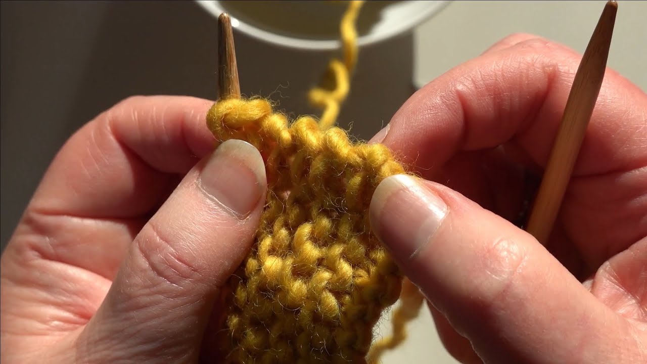 stitch and bind off learn how to knit part 2 YouTube