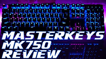CoolerMaster MasterKeys MK750 RGB Mechanical Keyboard Review