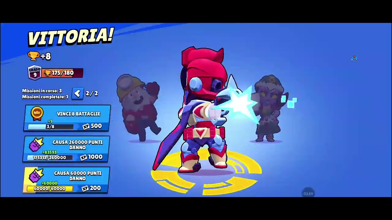 Gioco al l'evento guerra dei samurai di brawl stars