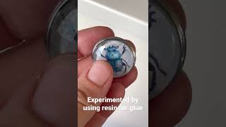 Ruined my pin button with resin