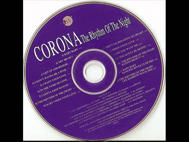 Corona - Baby I Need Your Love