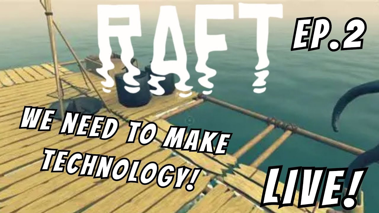 I think i'm in TOO DEEP | RAFT LIVE! | Come watch and hangout