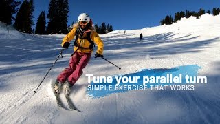 Ski like a pro, fine tune your parallel turn ski style 2019 Resimi