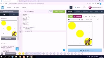 JavaScript I იუნითი სრულად - Karel  - ის სავარჯიშოები / codehs.com პლატფორმაზე/ ( ლევან ნიშნიანიძე)