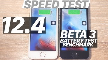 iOS 12.4 BETA 3 vs. iOS 12.3.1 SPEED Test + BATTERY + BENCHMARK! SPEED Improvements/Better Battery!