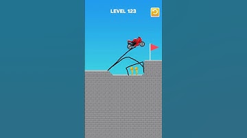 Draw Bridge Puzzle Game Level 123 #shorts