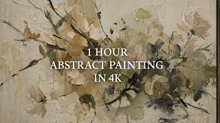 1 Hour Abstract Floral Art in 4K Relaxing Screen Saver | Calm Painting for Focus & Sleep screenshot 5