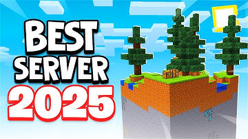Top 5 *BEST* MC SKYBLOCK SERVERS To Join In 2025 (Java & Bedrock)