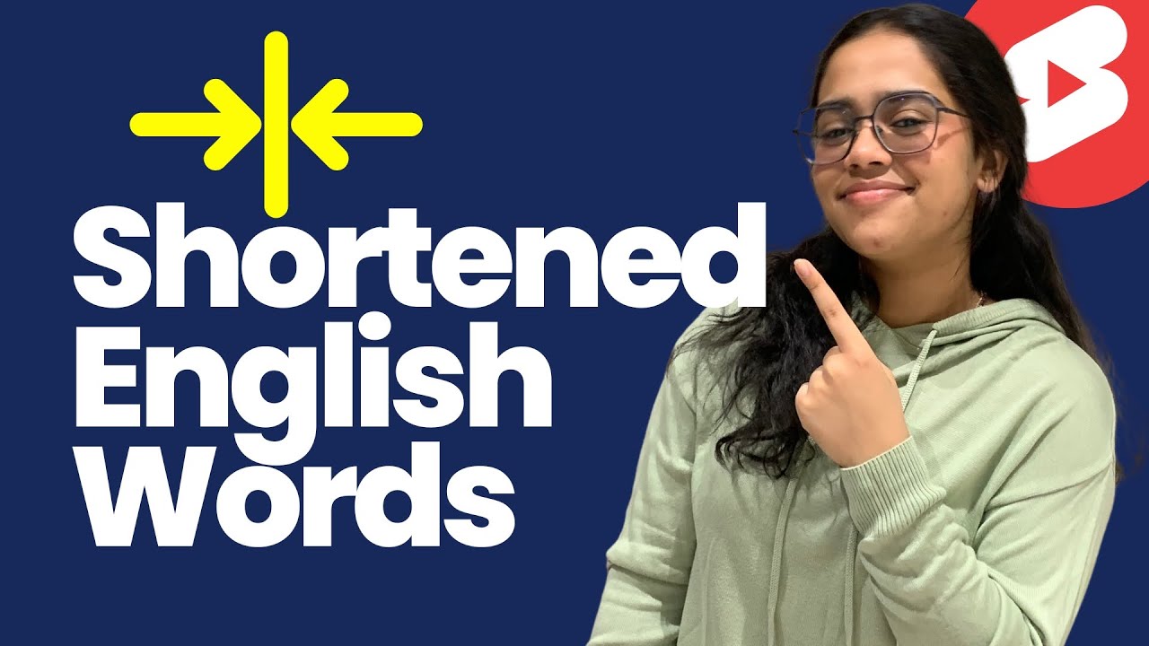 ⁣Shortened English Word You Must Know! Increase Your English Vocabulary | Ananya #englishwords