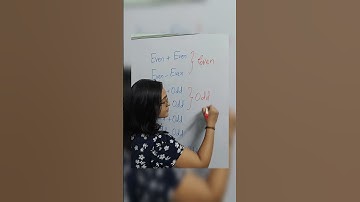 Operations on even and odd numbers #maths #shorts #thinknumerically