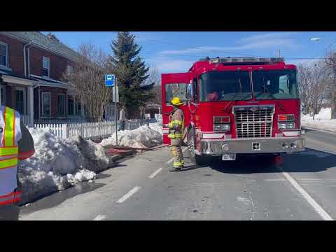 Fire Division Street Cobourg March 9, 2023