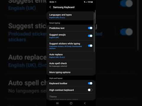 Wideo: Jak usunąć nauczone słowa na Samsung Galaxy s6?