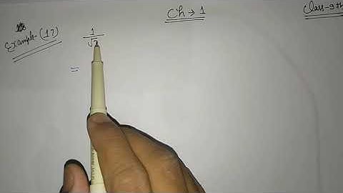 Example-17, Ch-1  class 9th maths ( Number systems)