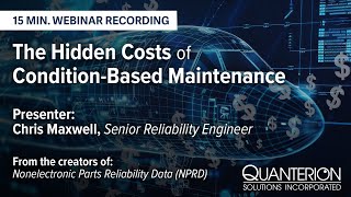 The Hidden Costs of Condition-Based Maintenance Webinar Recording