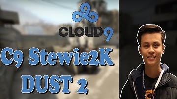 C9 Stewie2K playing CS:GO ESEA on Dust 2 (twitch stream)