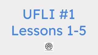 UFLI Music #1 - Lessons 1-5 (Hot Crossed Buns)