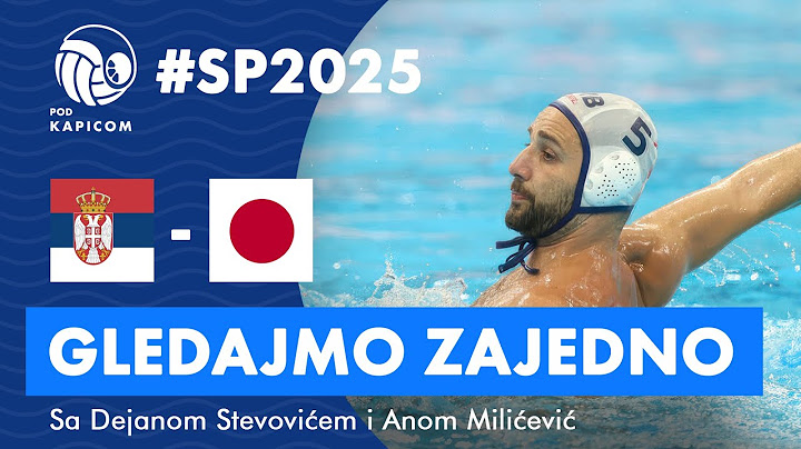 Watch along Singapur 2025: Vaterpolo Srbija - Japan, Osmina finala