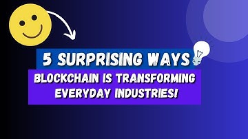 5 Surprising Ways Blockchain is Transforming Everyday Industries! 🚀 | Blockchain Beyond Crypto