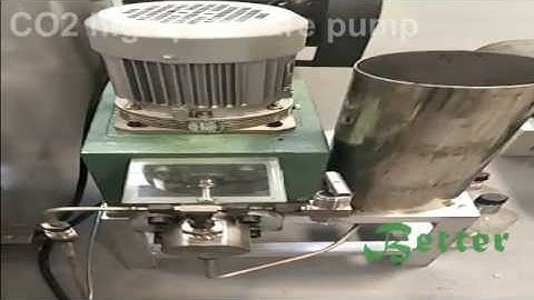 co2 high pressure pump for 100L supercritical co2 extraction machine