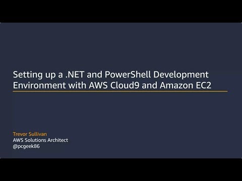 Setting Up a .NET and PowerShell Development Environment with AWS Cloud9 and Amazon EC2