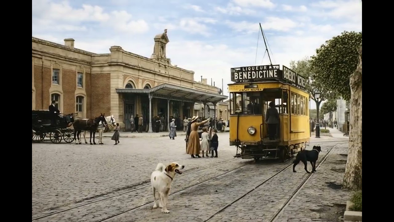 Animation IA Perpignan d'antan