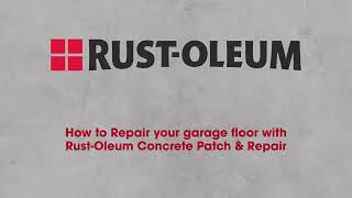How to Repair a Concrete Floor Before Coating It @RustOleumBrands