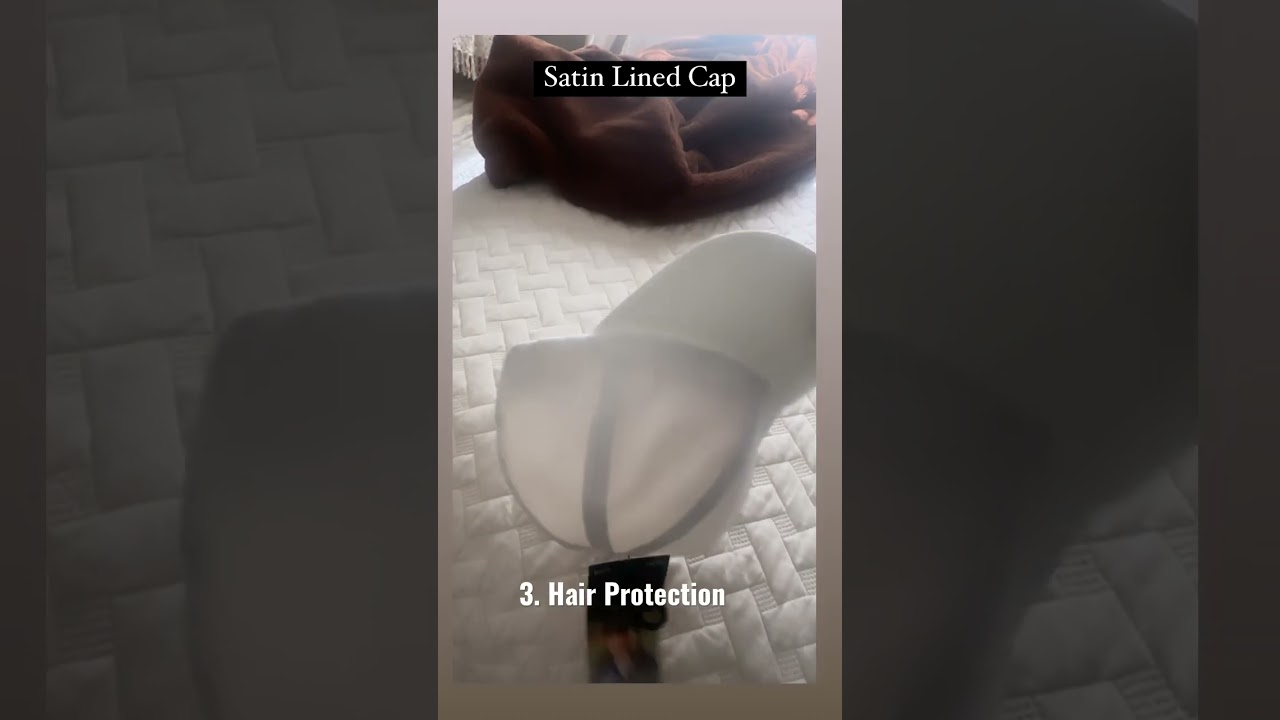 SATIN LINED CAP FROM AMAZON. 
