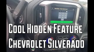 Cool Hidden Feature on 20162021 Chevrolet Silverado Trucks. #Chevrolet #Silverado