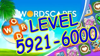 WordScapes Level 5921-6000 Answers | Sublime