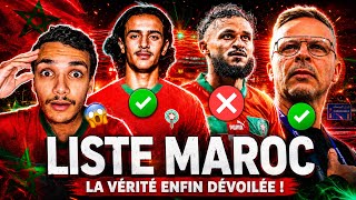 🇲🇦🥲DÉÇU DE LA LISTE DU MAROC ? Pas de Boufal…
