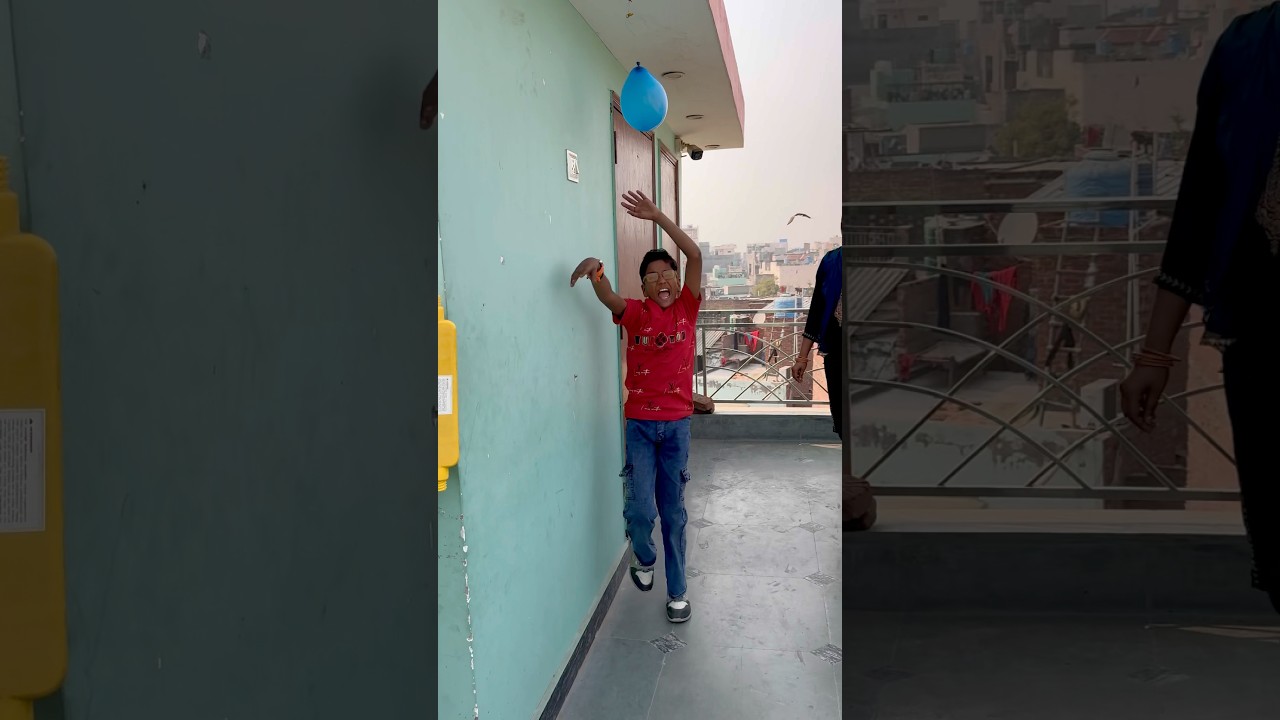 Mummy Ka balloon trick dekh kar Kis kisko Hansi aayi 😂😱😜 