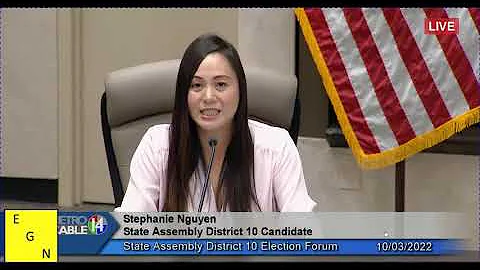California Assembly District 10 candidate Eric Gue...